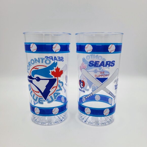 Vintage Toronto Blue Jays Plastic Cup Cups Sears Variety Club Easter Seals MLB - Picture 2 of 9